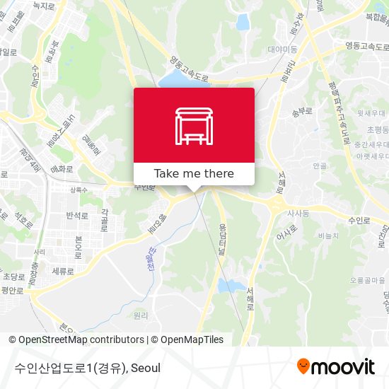 수인산업도로1(경유) map