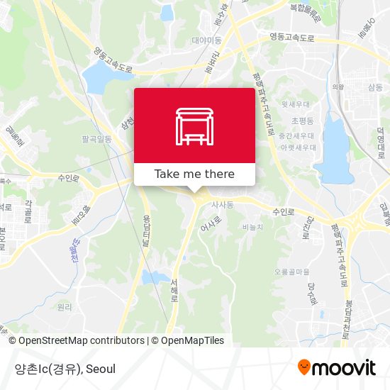 양촌Ic(경유) map