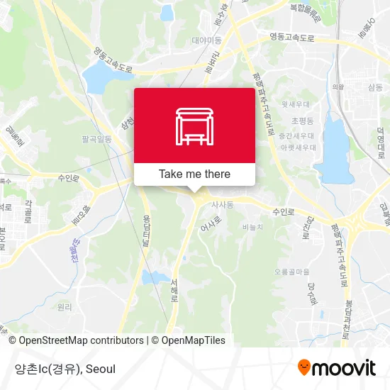 양촌Ic(경유) map