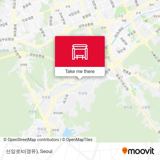 선암로Ic(경유) map