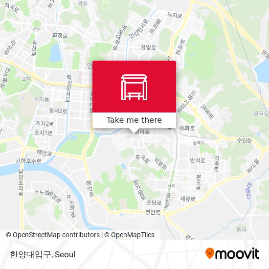 한양대입구 map