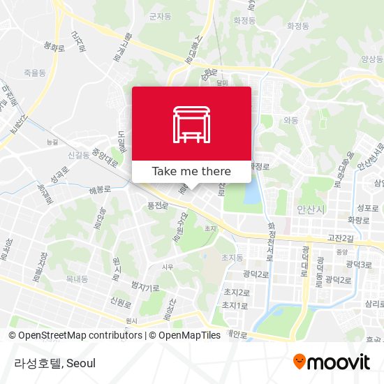 라성호텔 map