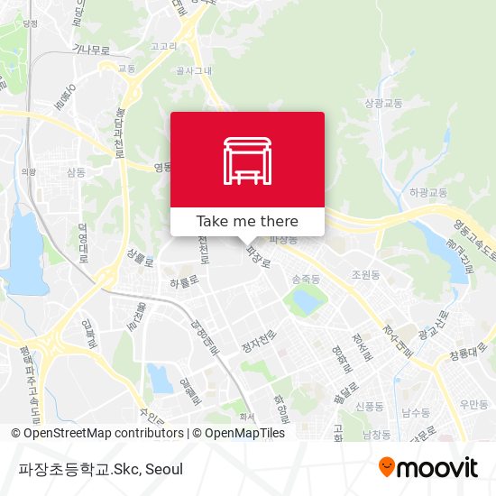 파장초등학교.Skc map