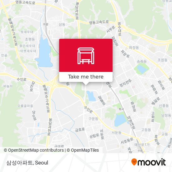 삼성아파트 map