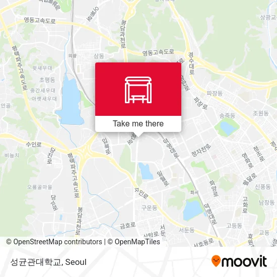 성균관대학교 map