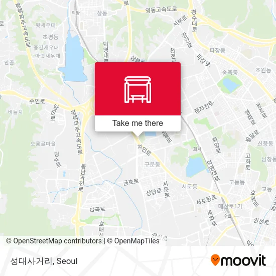 성대사거리 map