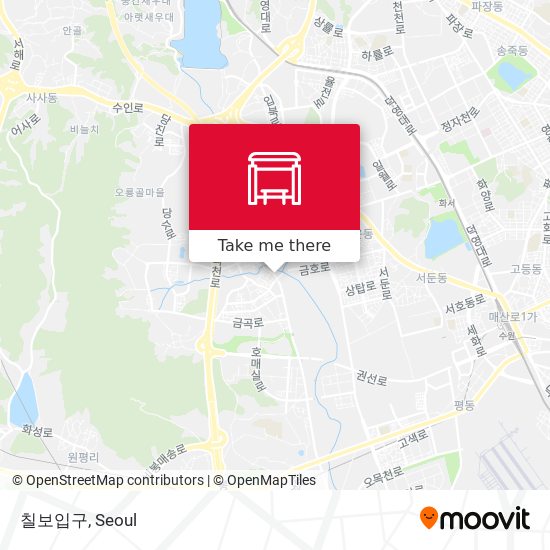 칠보입구 map