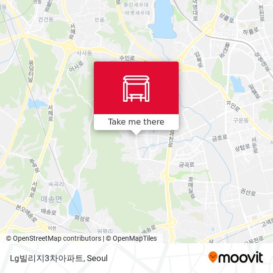 Lg빌리지3차아파트 map