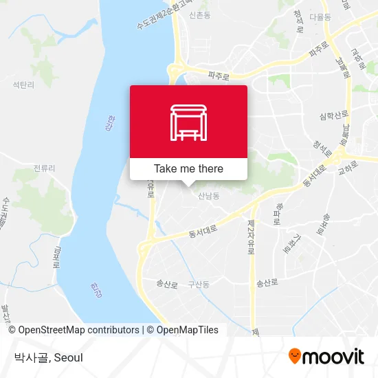박사골 map