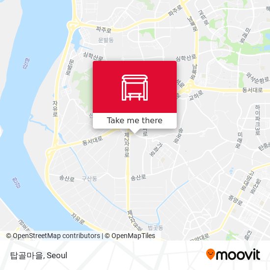 탑골마을 map