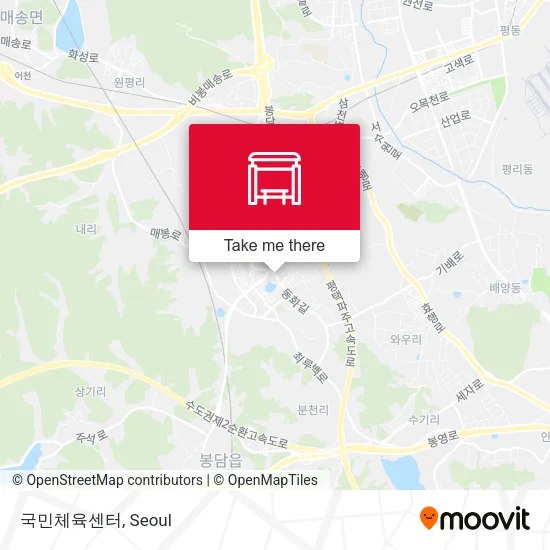 국민체육센터 map