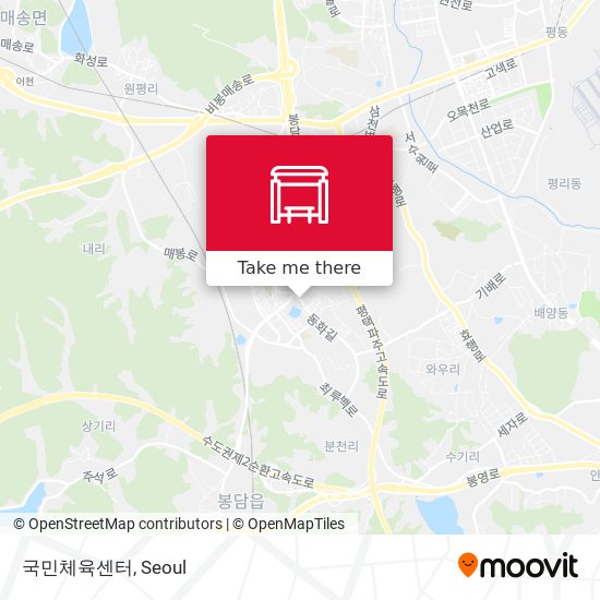 국민체육센터 map