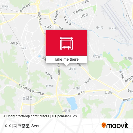 아이파크정문 map