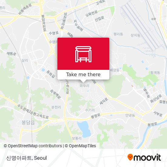 신명아파트 map