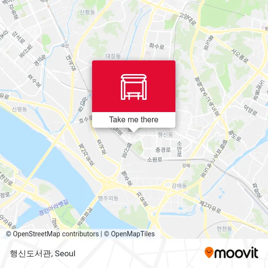 행신도서관 map