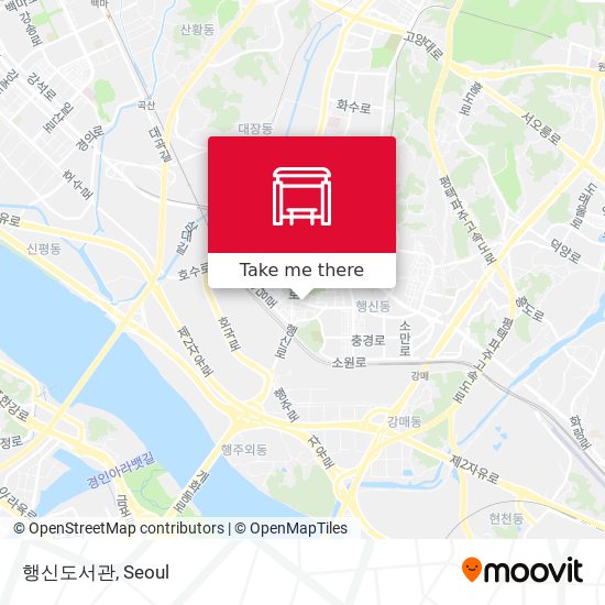 행신도서관 map