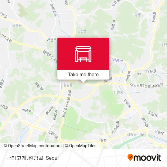 낙타고개.원당골 map