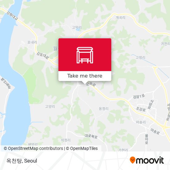 옥천탕 map