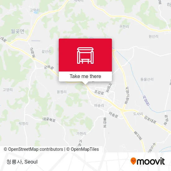 청룡사 map