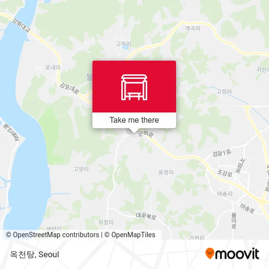 옥천탕 map