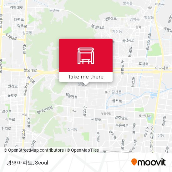 광명아파트 map