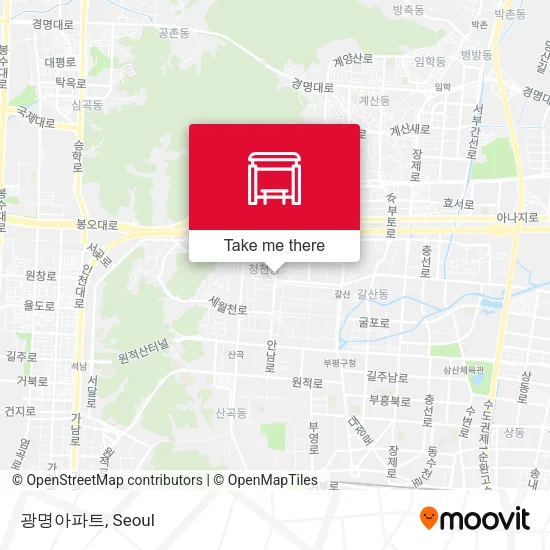 광명아파트 map