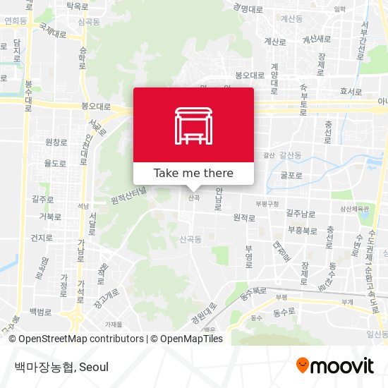 백마장농협 map