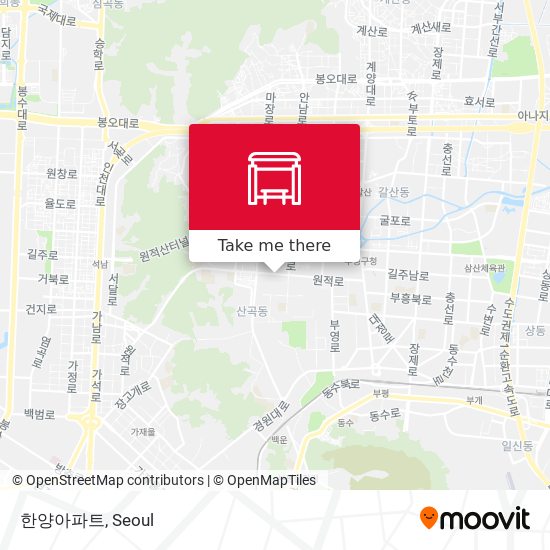 한양아파트 map