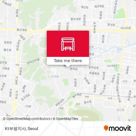 Kt부평지사 map