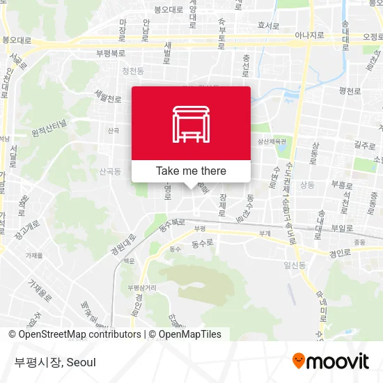 부평시장 map