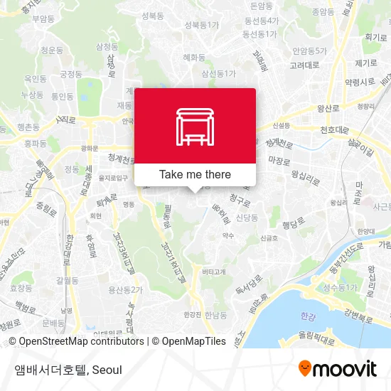 앰배서더호텔 map