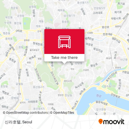 신라호텔 map