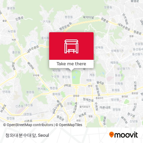 청와대분수대앞 map