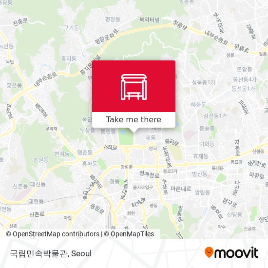 국립민속박물관 map