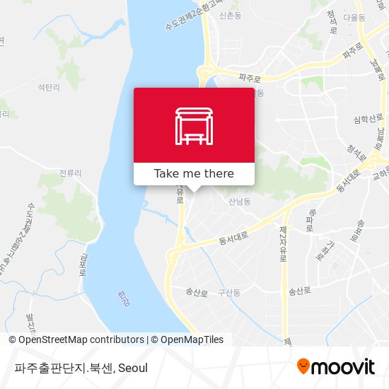 파주출판단지.북센 map