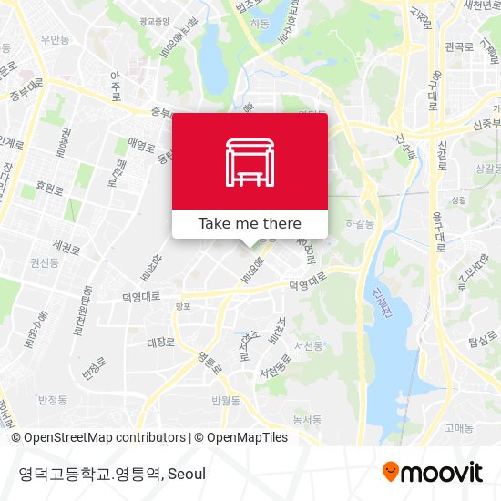 영덕고등학교.영통역 map