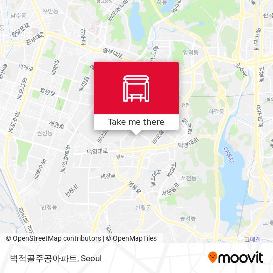 벽적골주공아파트 map