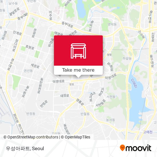 우성아파트 map
