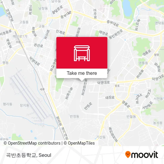 곡반초등학교 map