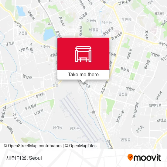 새터마을 map
