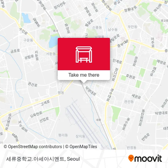 세류중학교.아세아시멘트 map