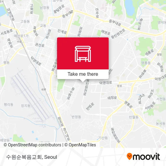 수원순복음교회 map