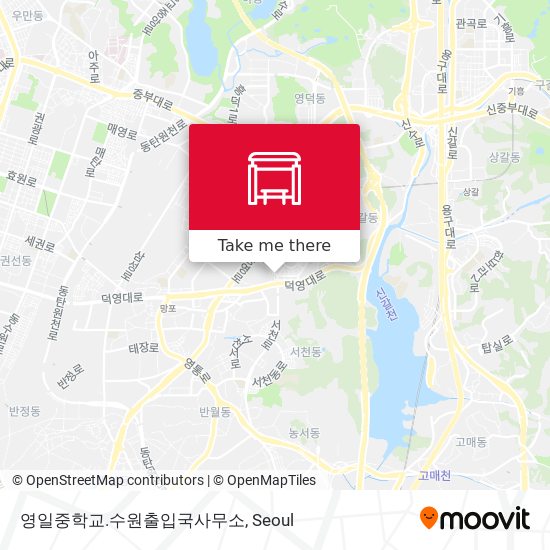 영일중학교.수원출입국사무소 map