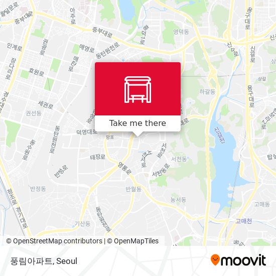 풍림아파트 map
