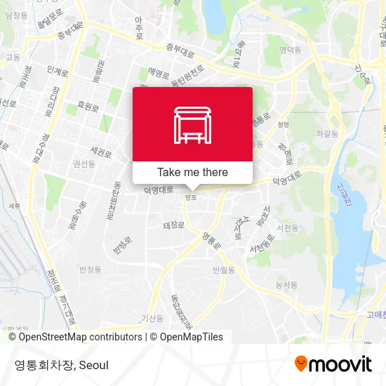 영통회차장 map