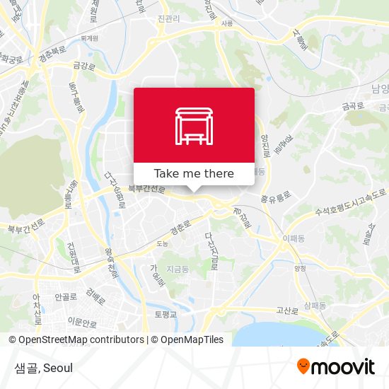 샘골 map