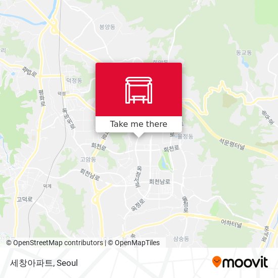 세창아파트 map