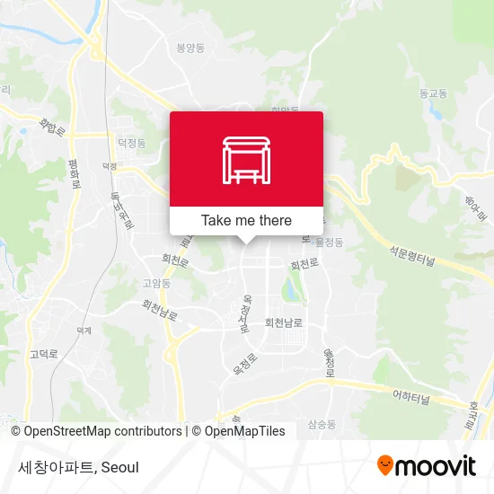 세창아파트 map