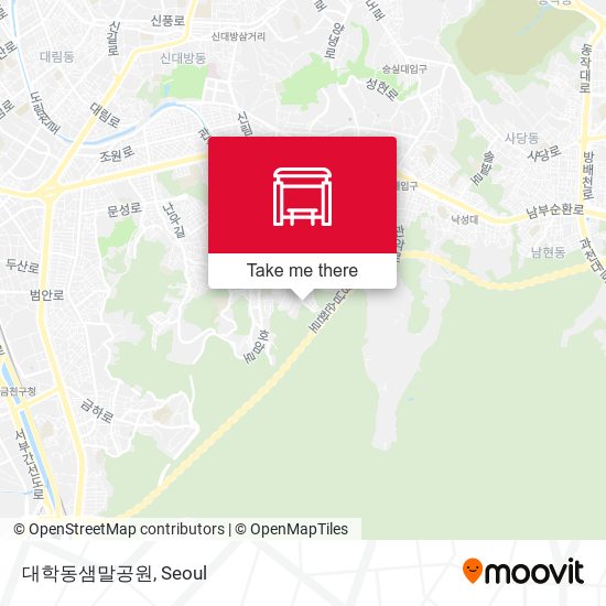 대학동샘말공원 map