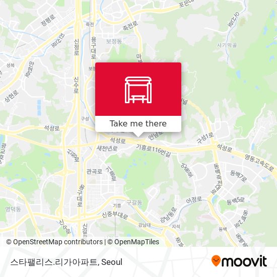 스타팰리스.리가아파트 map